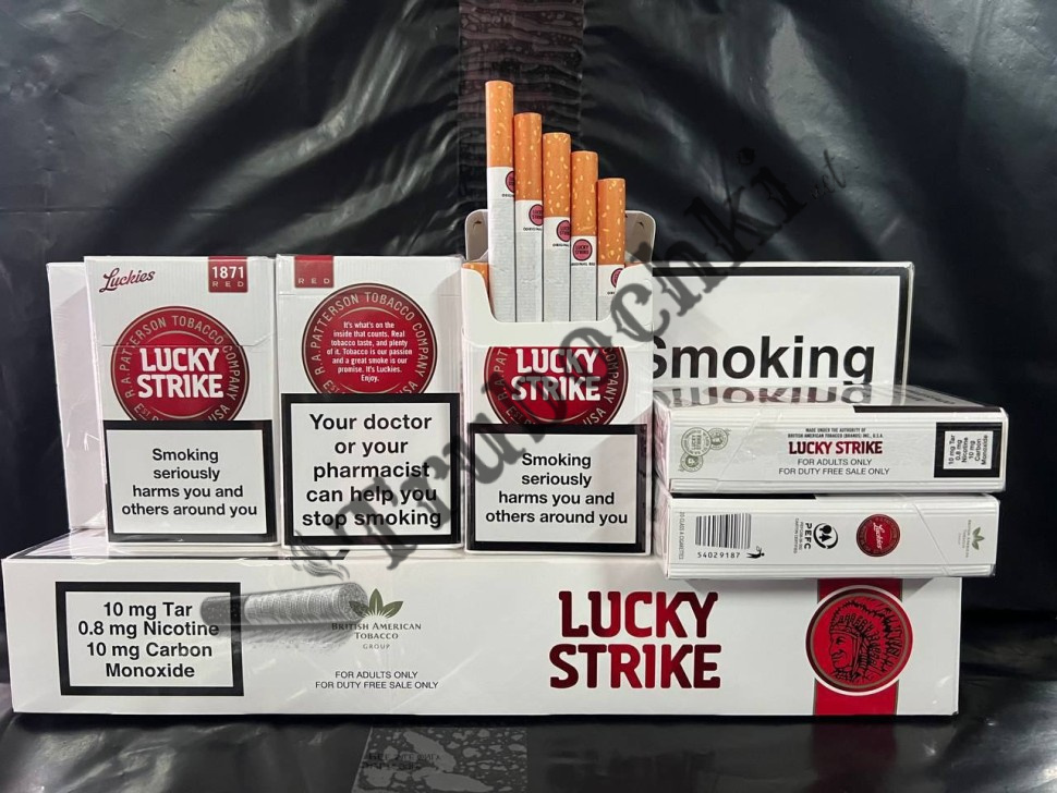 Сигареты Lucky Strike (ЛАКИ СТРАЙК картон квадрат) оптом