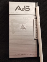 СИГАРЕТЫ A&B SUPER SLIMS SILVER оптом