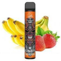 Одноразовая электронная сигарета Elf Bar Lux Strawberry Banana (клубника банан) (1500 Затяжек)  оптом